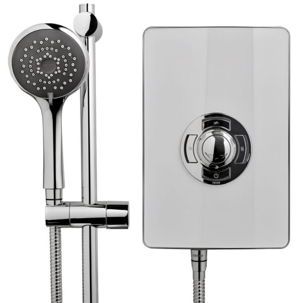 Triton Aspirante Electric Shower 8.5kW or 9.5kW – Gloss White - 9.5kW