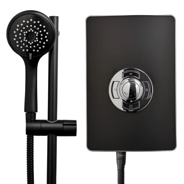 Triton Aspirante Electric Shower 8.5kW or 9.5kW – Matt Black - 9.5kW