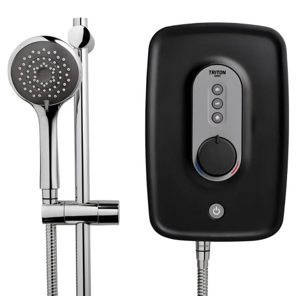 Triton Danzi Electric Shower 8.5kW or 9.5kW - Black - 9.5kW