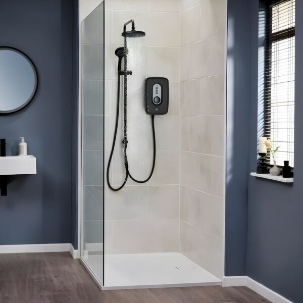 Triton Danzi DuElec® Electric Shower 9.5kW - Black - Image 2