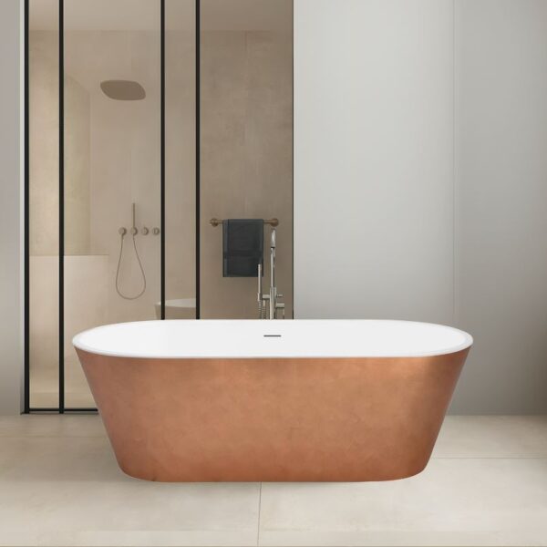 Copper Zaraza 1600mm Free Standing Bath - Image 2