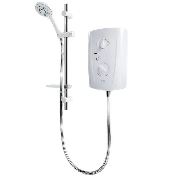 Triton T80 Pro-Fit Electric Shower White & Chrome - Image 6