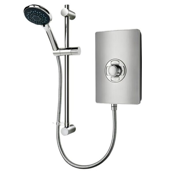 Triton Aspirante Electric Shower 8.5kW or 9.5kW – Brushed Steel - Image 3