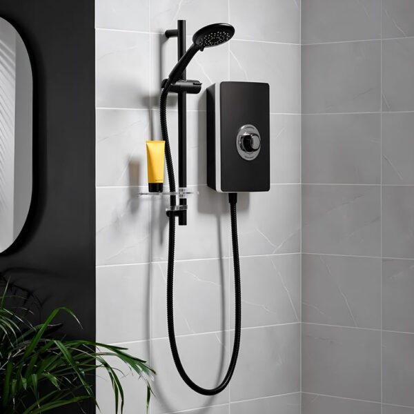 Triton Aspirante Electric Shower 8.5kW or 9.5kW – Matt Black - Image 2