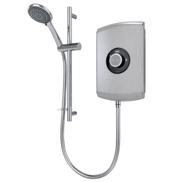 Triton Amore Electric Shower 8.5kW or 9.5kW – Brushed Steel - Image 6