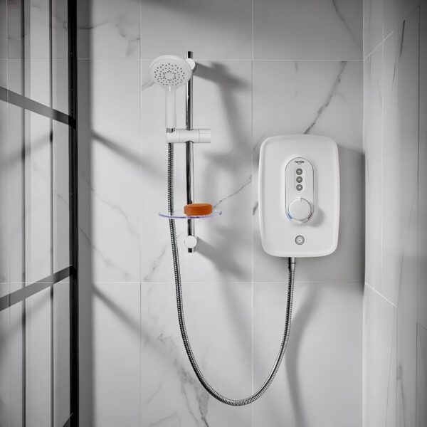 Triton Danzi Electric Shower 8.5kW,9.5kW or 10.5kW – White - Image 2