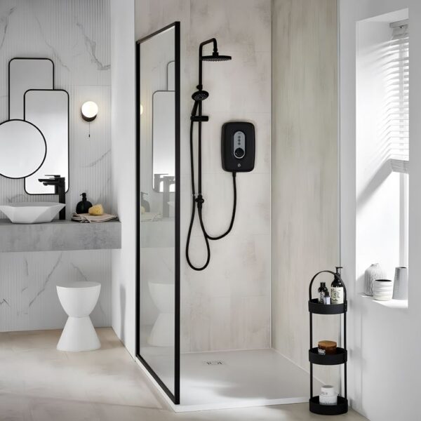 Triton Danzi DuElec® Electric Shower 9.5kW - Black - Image 6