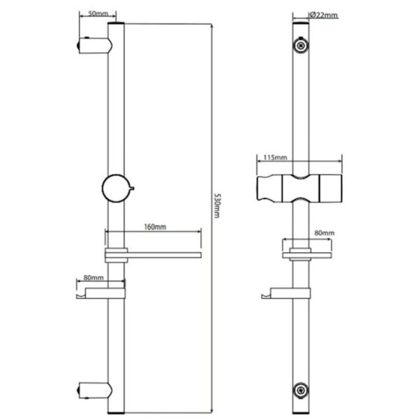 Triton Amore Electric Shower 8.5kW or 9.5kW - Gloss Black - Image 9