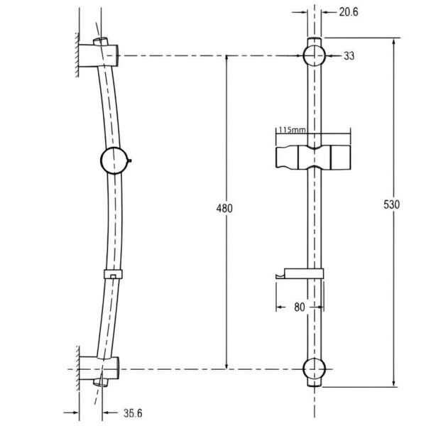 Triton Danzi Electric Shower 8.5kW,9.5kW or 10.5kW – White - Image 5