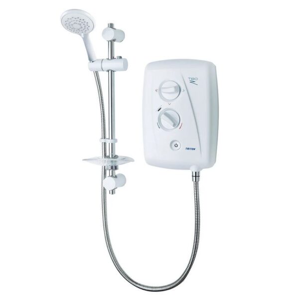 Triton T80Z Fast-Fit Electric Shower White & Chrome - Image 4