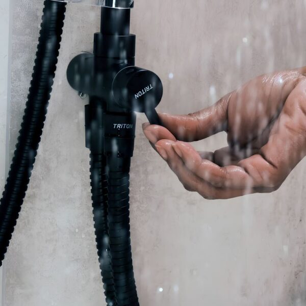 Triton Danzi DuElec® Electric Shower 9.5kW - Black - Image 4
