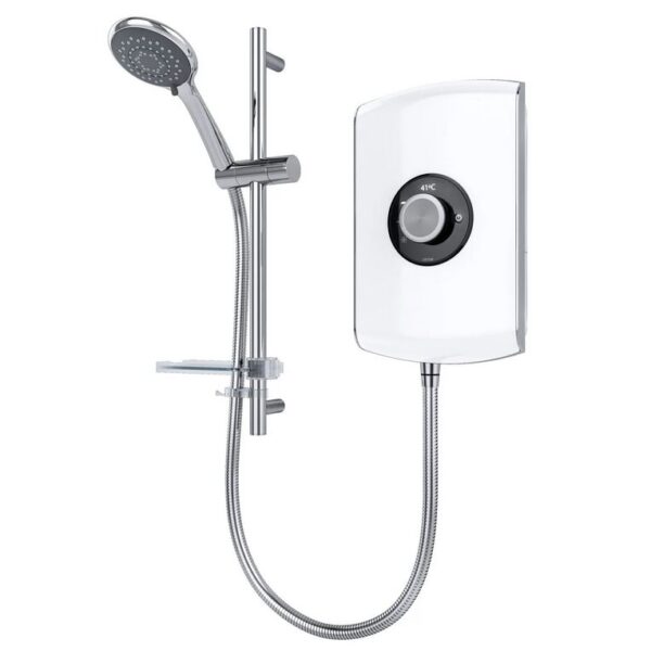 Triton Amore Electric Shower 8.5kW or 9.5kW – Gloss White - Image 2