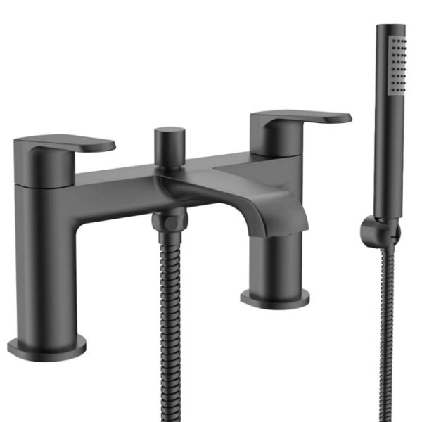 Sognare Montana Bath Shower Mixer in Gunmetal Bathroom Tap