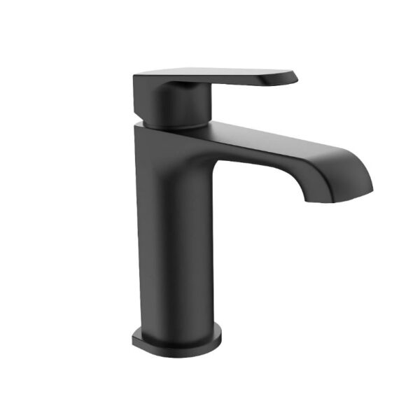Sognare Montana Mini Mono Basin Mixer in Matt Black Bathroom Tap