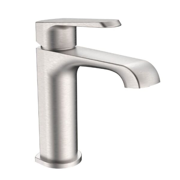 Sognare Montana Mono Basin Mixer in Brushed Nickel Bathroom Tap