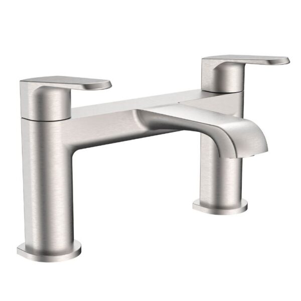 Sognare Montana Bath Filler Brushed Nickel Bathroom Tap