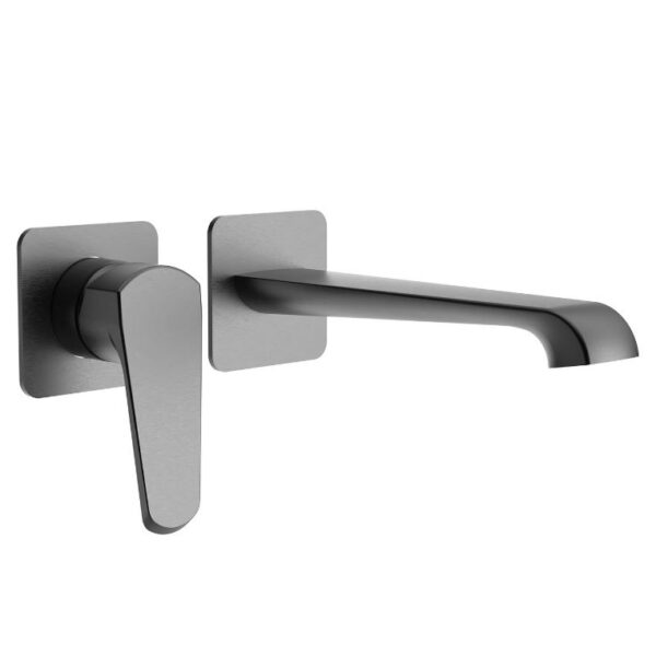 Sognare Montana Wall Mounted Basin Mixer Tap Gunmetal