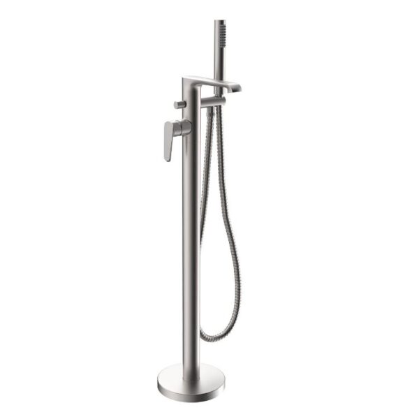Sognare Montana Floorstanding Bath Shower Mixer Brushed Nickel Bathroom Tap