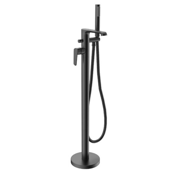 Sognare Montana Floorstanding Bath Shower Mixer Gunmetal Bathroom Tap