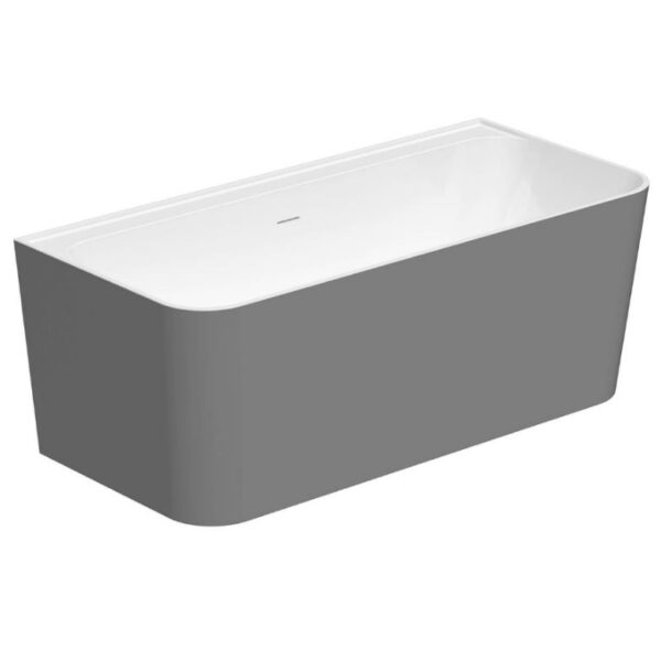 Matt Grey Tigre 1600mm Free Standing Bath - Image 6