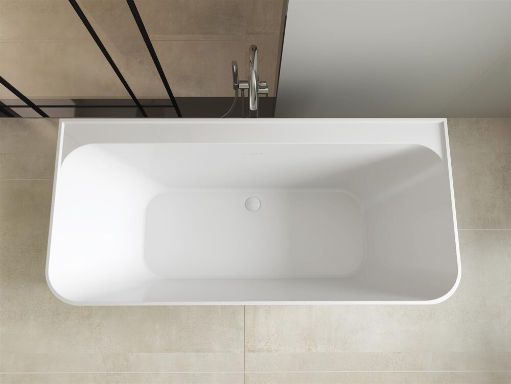 Matt Black Tigre 1500mm & 1700mm Free Standing Bath - Image 4