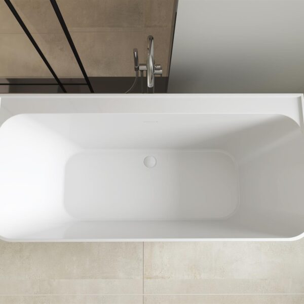 Matt Black Tigre 1500mm & 1700mm Free Standing Bath - Image 4