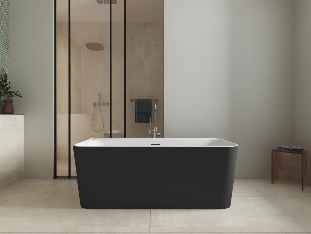 Matt Black Tigre 1500mm & 1700mm Free Standing Bath - Image 2