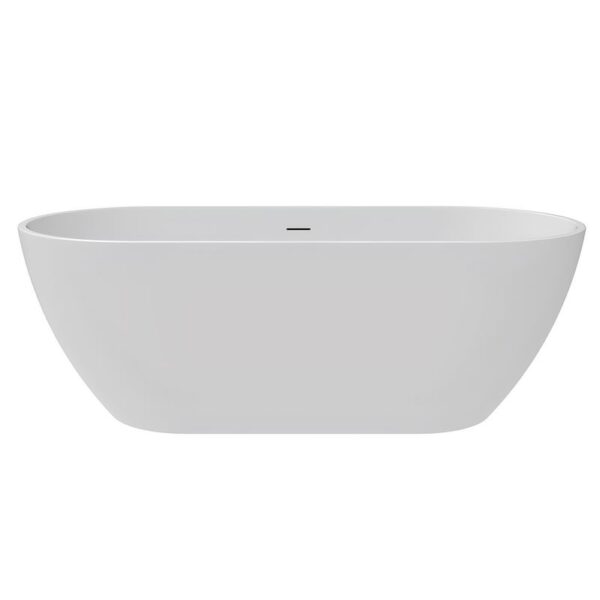 Glossy White Malcao 1550mm & 1650mm Free Standing Bath