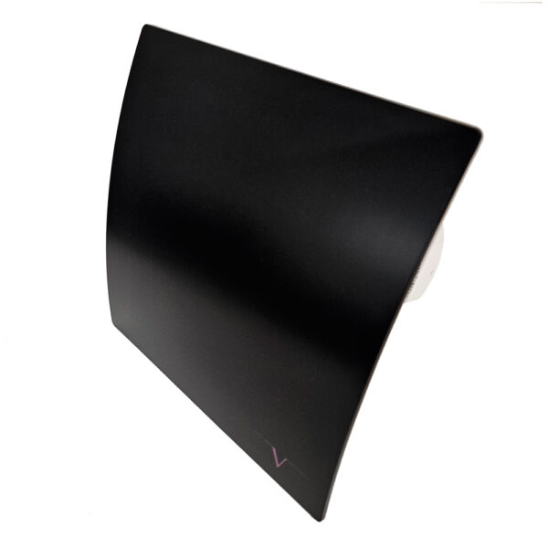 Turbo 100mm Bathroom Ventilation Motor Extractor Fan with Timer – Black - Image 2