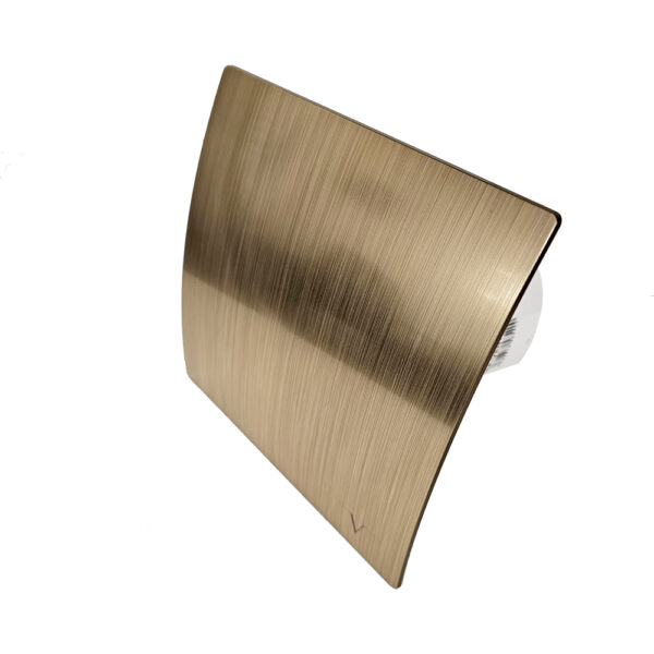 Turbo 100mm Bathroom Ventilation Motor Extractor Fan with Timer – Brushed Brass - Image 3