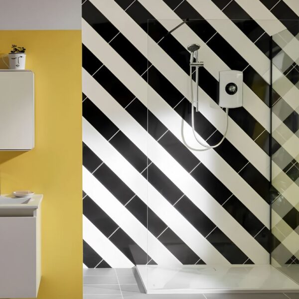 Triton Amore Electric Shower 8.5kW or 9.5kW – Gloss White - Image 5