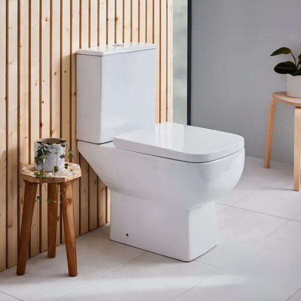 Sognare Choices 550 Open Back Pan with Cistern and Soft Closing Seat - Image 2