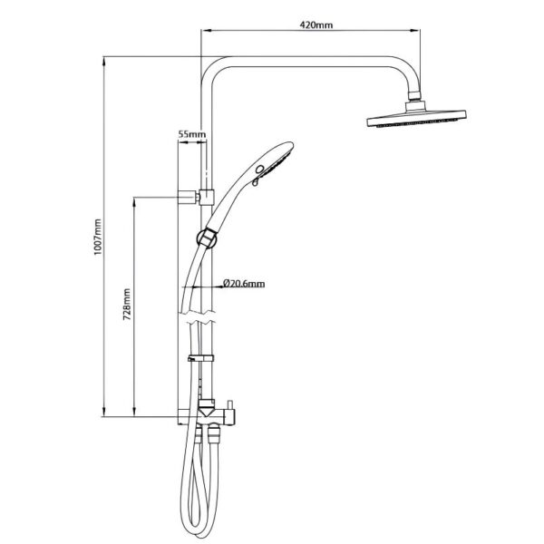 Triton T80Z Fast-Fit DuElec® Electric Shower -  9.5kW or 10.5kW - Image 8