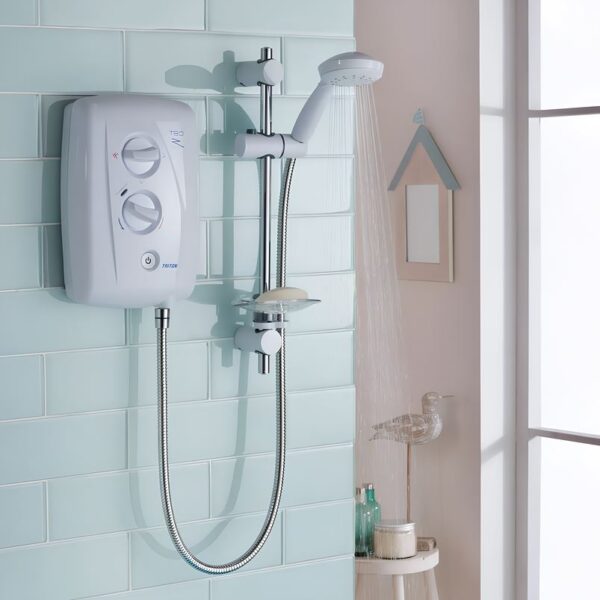 Triton T80Z Eco Fast-Fit Electric Shower White & Chrome - Image 3
