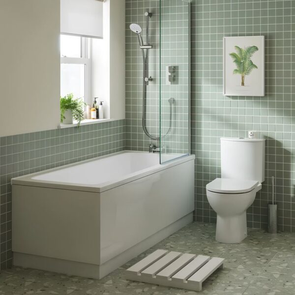 Tavistock Levant WC Pan Toilet & Cistern with Thermoset Seat - Image 2
