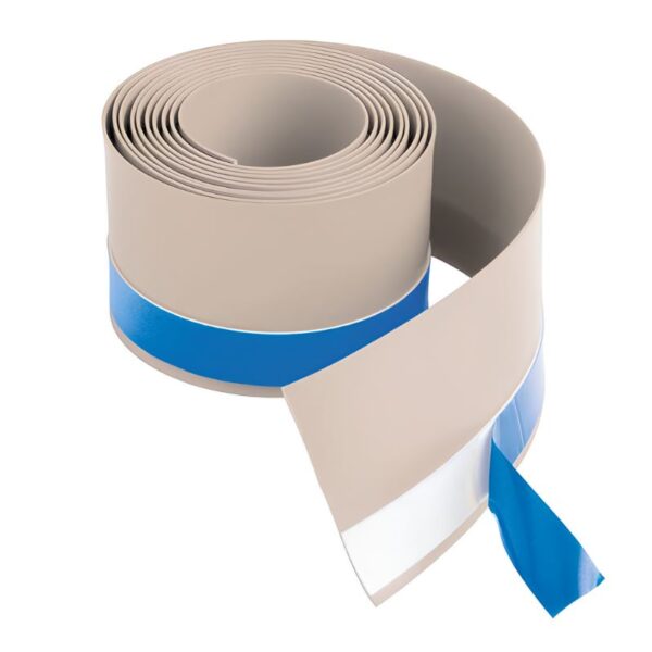 MX Group  Shower Tray Bath Basin Flexible Waterproof Seal Strip Upstand Sealant - 3.8m