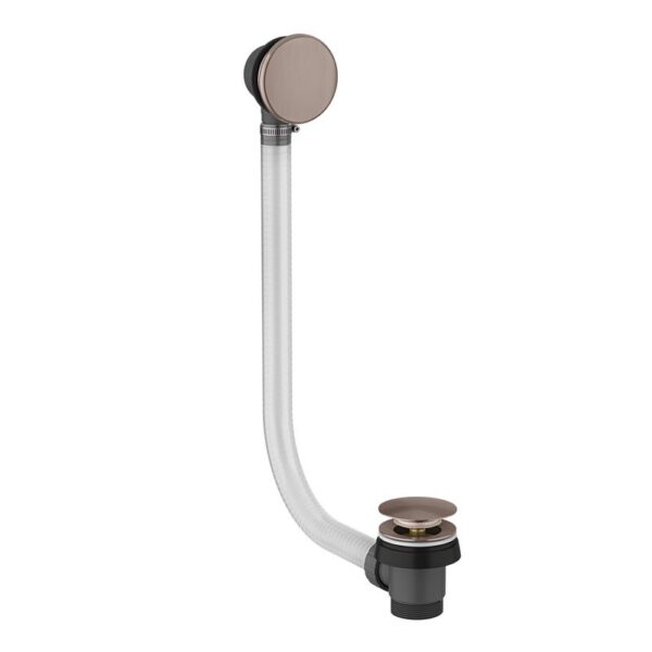 Sognare Brushed Bronze Bath Clicker Waste and Overflow