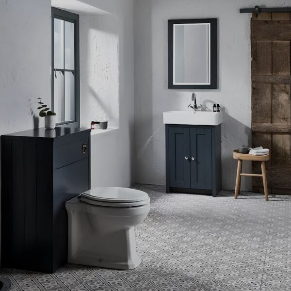 Tavistock Lansdown Traditional Matt Black WC Unit - Image 2