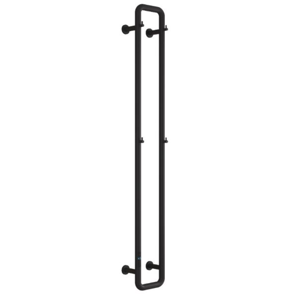 Reina Pelmo Matt Black 1500 x 200 Electric Radiator