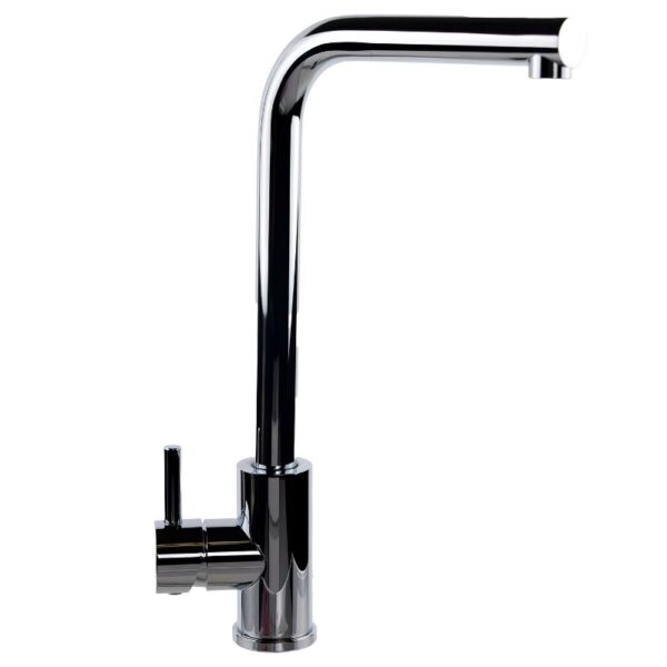 Top-Fix Chrome L Single Lever Kitchen Mixer Tap