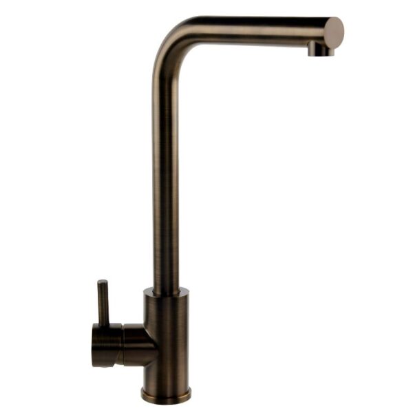 Top-Fix Antique Brass L Single Lever Kitchen Mixer Tap