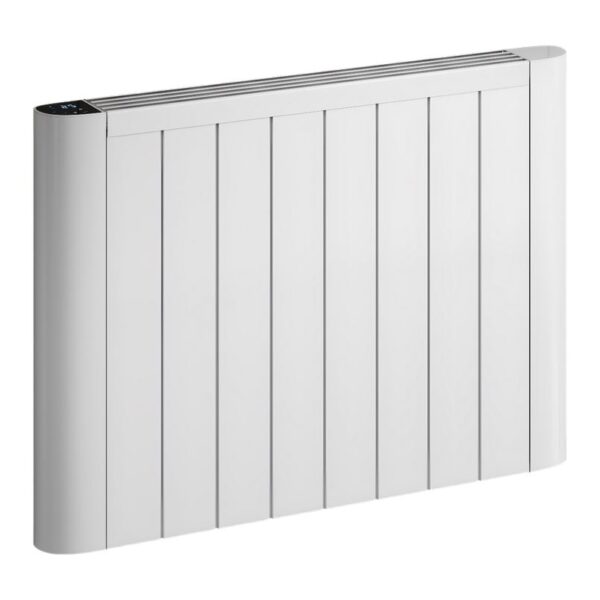 Reina Serre Electric Horizontal Aluminium White Radiator