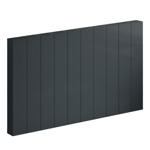 Reina Nika Anthracite Horizontal Electric Aluminium Designer Radiator