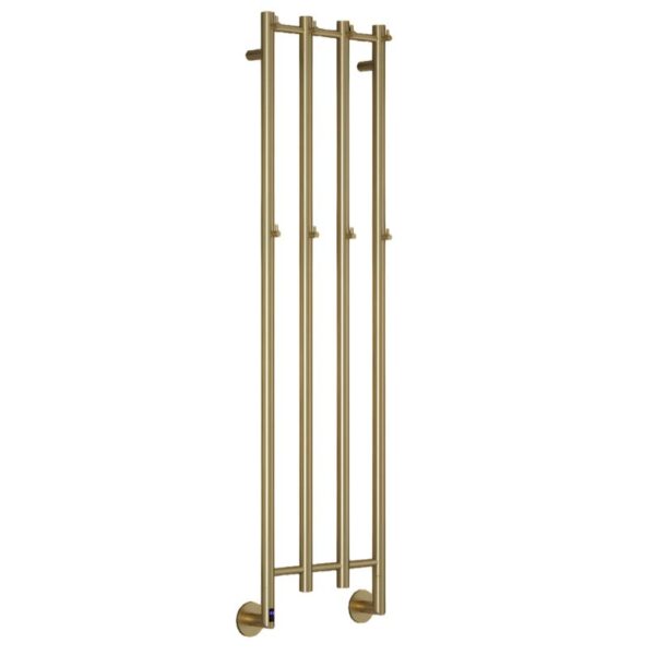 Reina Solara Brushed Brass 1500x400 Electric Radiator