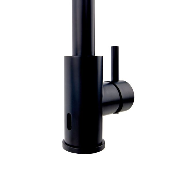 Top-Fix Matt Black L Single Lever Kitchen Mixer Tap - Image 5