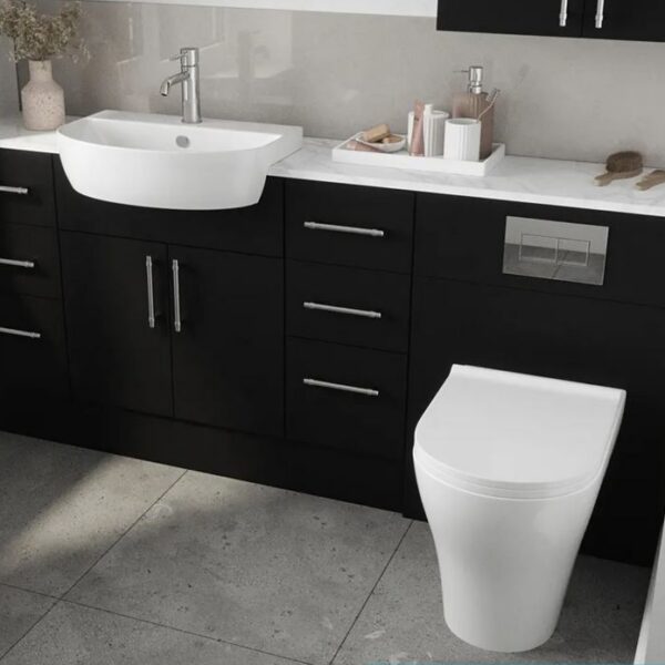 Caralina Matt Black Fitted Furniture Range-Create Your Own Size - Image 6