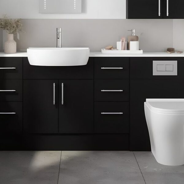 Caralina Matt Black Fitted Furniture Range-Create Your Own Size