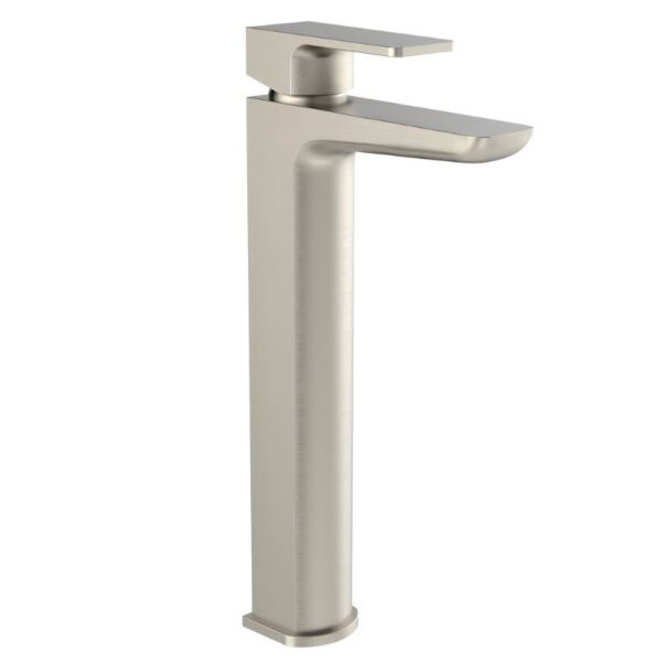 Kartell Kolt Brushed Nickel High Rise Mono Basin Mixer