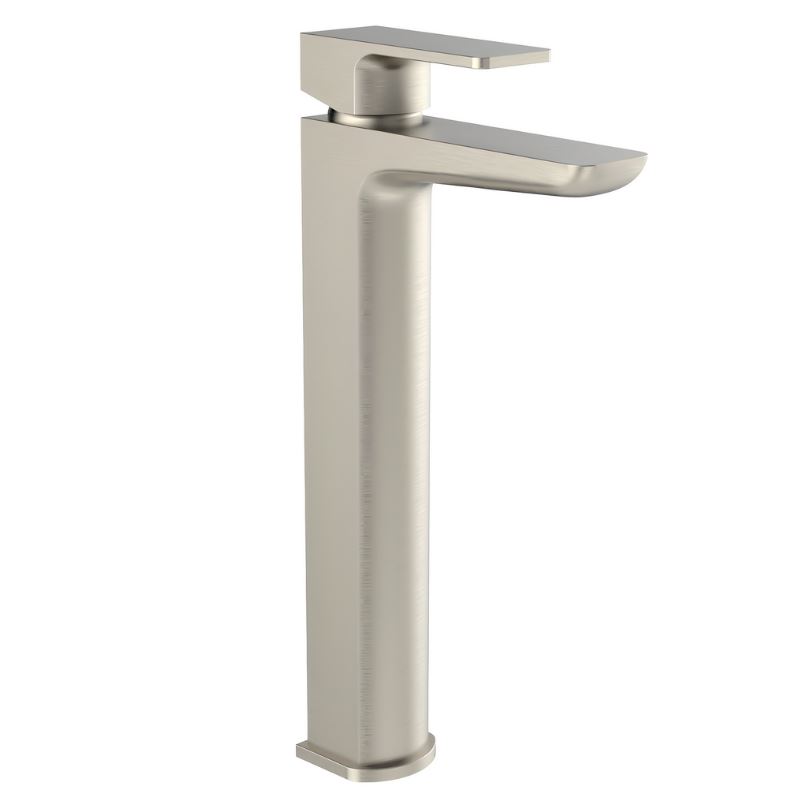 Kartell Kolt Brushed Nickel High Rise Mono Basin Mixer