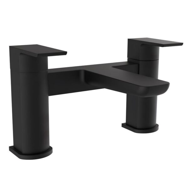 Kartell K-Vit Kolt Deck Mounted Bath Mixer Tap – Matt Black